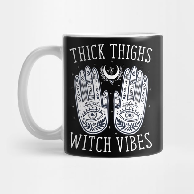 Thick Thighs Witch Vibes Halloween by everetto